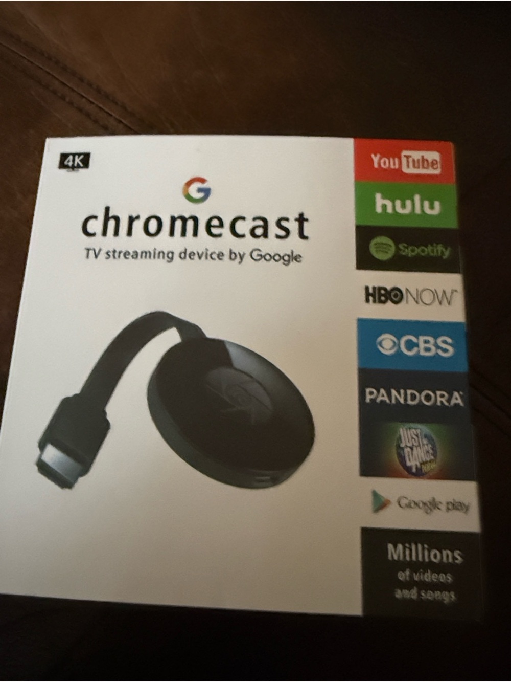 Google Chromecast Streaming Device - Black